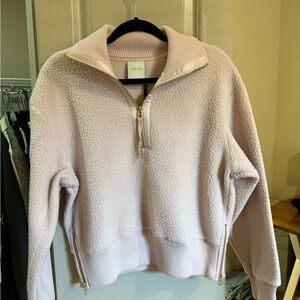 Varley Light Pink Roselle Half Zip Fleece
